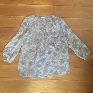 Joie silk floral print blouse